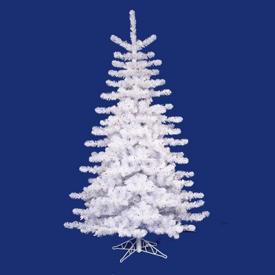 Vickerman Pre-lit Artificial Commercial Christmas Tree - 14' - White - Multi Lights