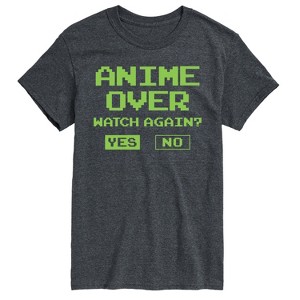 Men's - Instant Message - Anime Over Yes No Short Sleeve Graphic T-Shirt - 1 of 4