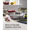 Itopfox Tri-Ply Stainless Steel Frying Pans Set, PFOA & PTFE Free Skillets, Chef's Pan Set for Cooking, Induction Cookware, Dishwasher & Kitchen - 3 of 4