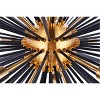 Elegant Lighting Daegan 10 light 26 inch light antique brass pendant - 4 of 4