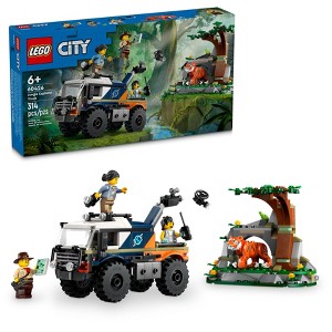 LEGO City Jungle Explorer Off-Road Truck Toy, Jungle Toy 60426 - 1 of 4