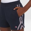 Champion Girls' Fleece Shorts with Taping - 2 of 4