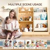 INFURNIC Decorative Bookshelf Toy Organizer Toddler 3 Tier Sling Bookcase Book with Side Pocket Pocket for Storage - 4 of 4