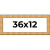 PosterPalooza | Panoramic Embellished Gold Picture Frame - UV Acrylic, Foam Board Backing, Hanging Hardware - 2 of 4