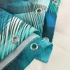 LunaLulinlk Peacock Feather Shower Curtain Fabric Bathroom Curtain with 12 Hooks - 4 of 4