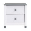 Accent Cabinet Modern with Two Drawers for Kids Bedroom Storage - 3irtyhousy - 3 of 4