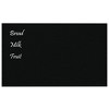 vidaXL Wall-mounted Magnetic Board Black 39.4"x23.6"Â Tempered Glass - 3 of 4