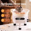 VEVOR Pottery Wheel, 10 inch Pottery Forming Machine, Direct Drive Ceramic Wheel with 3 Support Legs for DIY Art Craft, 350W Electric Wheel, White - 3 of 4