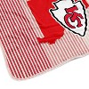 NFL Kansas City Chiefs Ultra Fleece State Stripe Blanket - 3 of 3