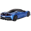 2019 Automobili Pininfarina Battista Iconica Blue Metallic with Black Top "World Premiere" 1/18 Model Car by Top Speed - 4 of 4