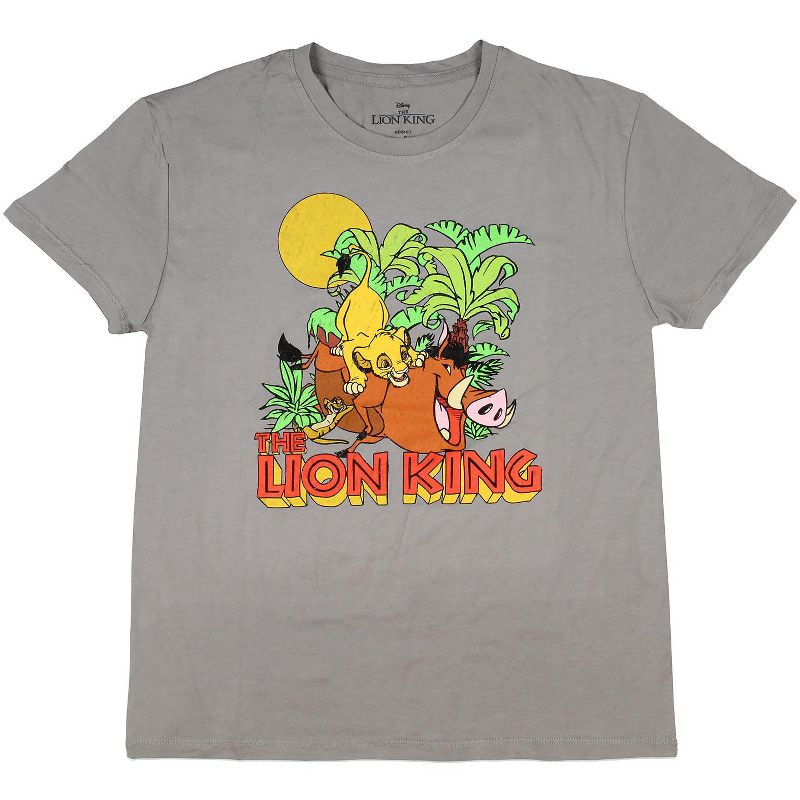 Disney Women's Lion King Shirt Simba Timon Pumbaa Distressed Print T-Shirt, 4 of 7