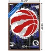 Trends International NBA Toronto Raptors - Maximalist Logo 23 Framed Wall Poster Prints - 3 of 4