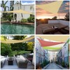 Yescom 11 Ft 97% UV Block Triangle Sun Shade Sail Canopy Outdoor Patio Pool Lawn Deck Beige - 2 of 4