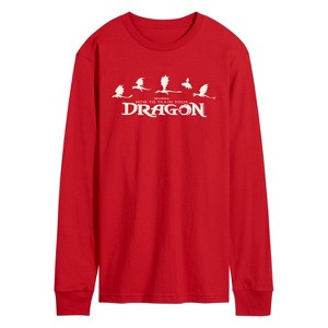 Men's - How To Train Your Dragon - Dragons Long Sleeve Graphic T-Shirt - 1 of 2