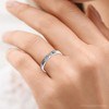 Pompeii3 1/4ct Marquise Pave Diamond Ring Set 14K White Gold - 3 of 4