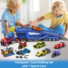 Cubimana City Transporter Truck Building Set with 7 Cars, 1050pcs STEM Toy, Adjustable Ramp for Kids Aged 8+ - 3 of 4