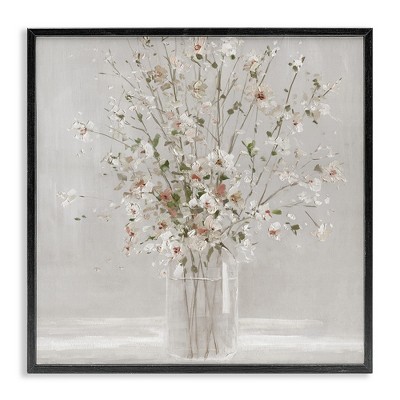 Stupell Industries Neutral Flower Vase Arrangement, 12" x 12"