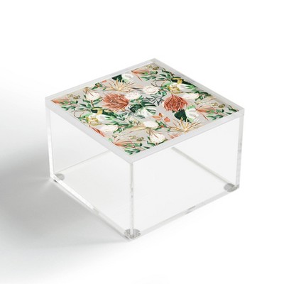 Marta Barragan Camarasa Bohem Tropical Bloom Acrylic Box - Deny Designs