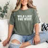 Simply Sage Market Women's Wild Like The West Short Sleeve Garment Dyed Tee - 2 of 3