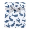 Hudson Baby Infant Boy Plush Blanket with Security Blanket, Blue Whale, One Size - 4 of 4