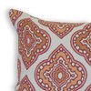 Traditional Ikat Throw Pillow Blossom - The Pillow Collection: Handmade, Cotton & Polyester, Zipper Closure - 2 of 3