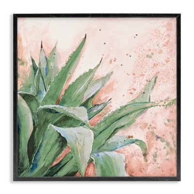 Stupell Industries Green Succulent Plant Leaves, 12" x 12"