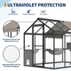 Catio Outdoor Cat Enclosure with Weather-Resistant Cover, Large Cat House with 2 Platforms, 2 Bridges & a Resting Box for Multiple Kittens - 4 of 4