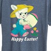 Women's - Instant Message - Vintage Happy Easter Short Sleeve Graphic T-Shirt - 2 of 4
