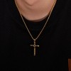 Cross Pendant Necklace - HTUTWOO™ Metal Titanium Steel Cross Pendant Necklace, for Mother, Daughter, Sister, Friends and Everyday Wear - 2 of 4