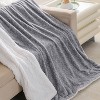 50"x60" Printed Fur to Faux Shearling Textured Throw Blanket - Sutton Home Fashions - image 3 of 4