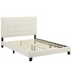 Modway Melanie Queen Tufted Button Upholstered Performance Velvet Platform Bed - Ivory - 2 of 4