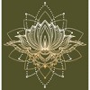 Juniors Womens Lost Gods Gold Lotus Racerback Tank Top - 2 of 4
