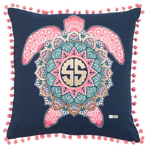 Simply Southern Animal Print Throw Pillow Blue Rizzy Home Target