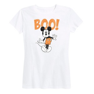 Women's - Disney - Mickey's Halloween Animation Short Sleeve Graphic T-Shirt - 1 of 4