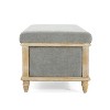NicBex Modern 48.5" Storage Bench Wood Accent Stools with Cushioned Top for Bedroom and Entryway - 4 of 4
