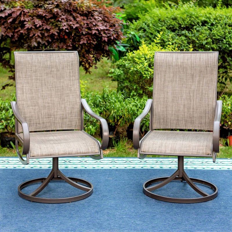 2pk Patio Swivel Rocking Chairs - Captiva Designs
, 1 of 9