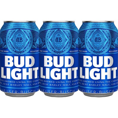 Bud Light Beer - 6pk/12 Fl Oz Cans : Target