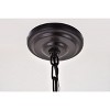 Elegant Lighting Kirin Collection Pendant D11.3 H16.5 Lt:1 Chrome Finish - 4 of 4
