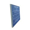 HomeRoots Blue Football Field White Floater Frame Print Wall Art - 4 of 4