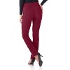 Rekucci Women's Pull-On Straight Leg Pants with Pockets & Tummy Control – Office Workwear Stretch Trousers - 3 of 4