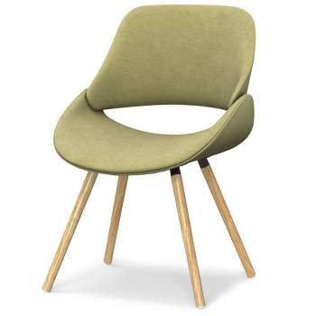 Malone Bentwood Dining Chair with Light Wood Acid Green - WyndenHall