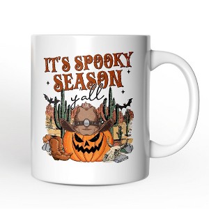 It's Spooky Season Y'all Personalized Mug, Funny Western Halloween Gift with Custom Name Non-Custom 12oz - 1 of 4