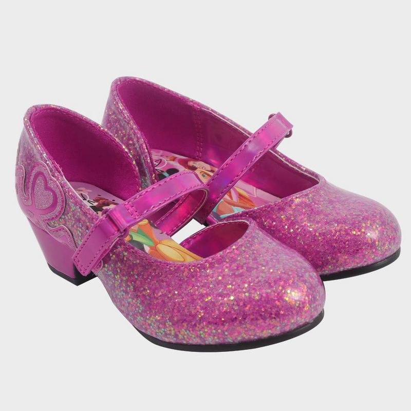 Toddler Girls' Disney Princess Dress Pumps - Purple, 5 of 10