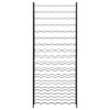vidaXL Wine Rack for 96 Bottles Black Iron - 3 of 4
