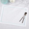 Saro Lifestyle Embroidered Line Design Placemat (Set of 4) - 4 of 4