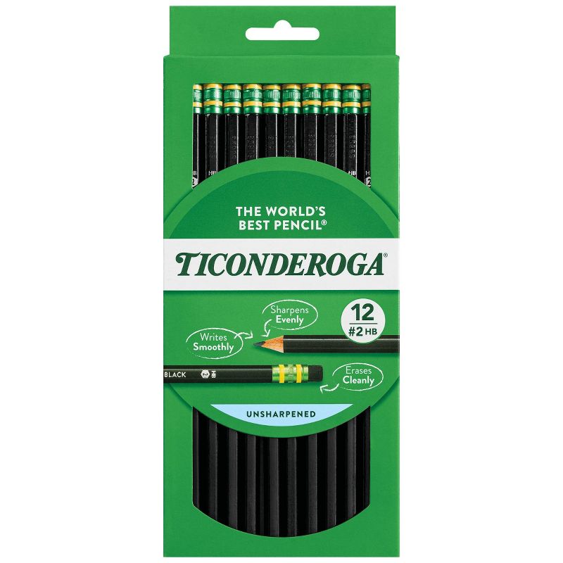 Ticonderoga #2 Wooden Pencils, 0.7mm, 12ct, 1 of 7