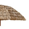 NicBex 8FT Tropical Hawaiian Patio Umbrella,Outdoor Patio Umbrella,Beach Umbrella with Tilt Mechanism for Poolside,Backyard & Outdoor Bars,Brown - 4 of 4