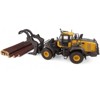 Komatsu WA475-10 Wheel Loader Yellow with Log Grapple and Log Accessories 1/50 Diecast Model by Universal Hobbies - 2 of 4
