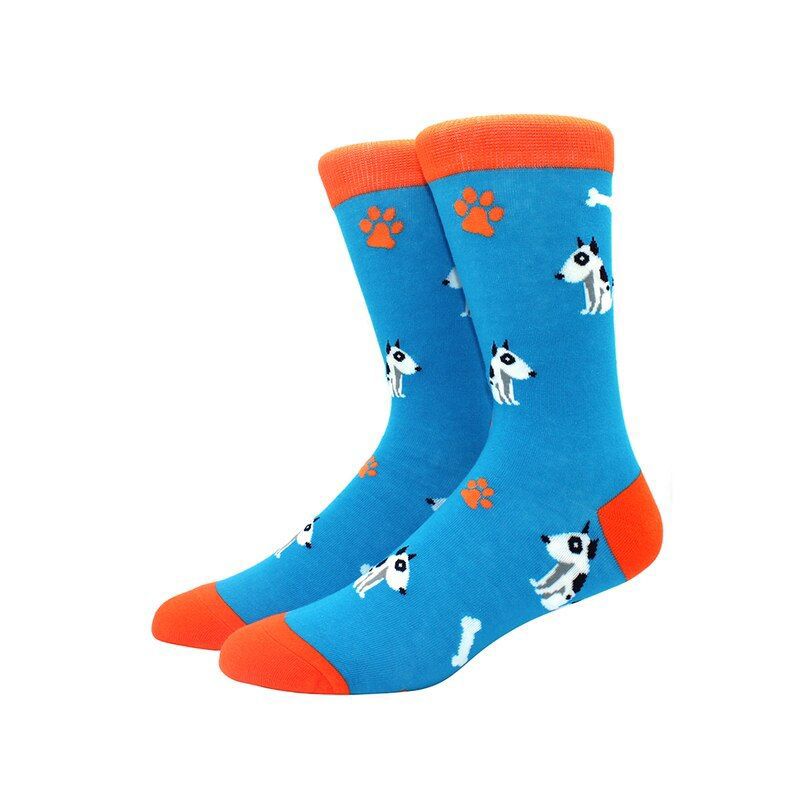 Dog with Bones & Paw Prints (Women's Sizes Adult Medium) from the Sock Panda, 1 of 3