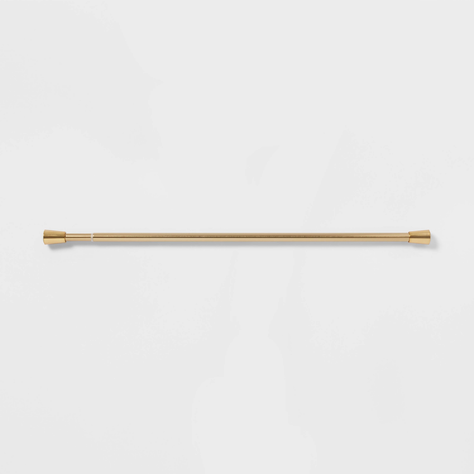 72" Rust Resistant Shower Curtain Rod Brass - Threshold™